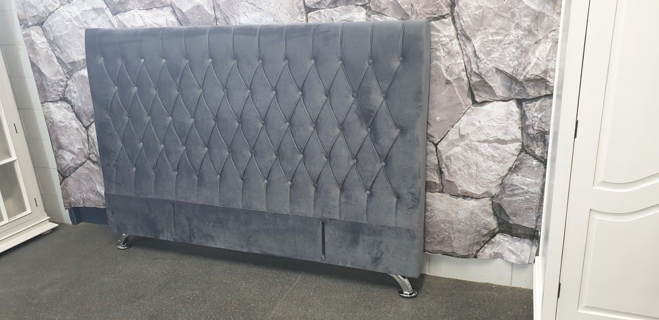 Headboard deals dark grey