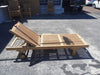 Sun Lounger - Teak Wood - Without Cushions