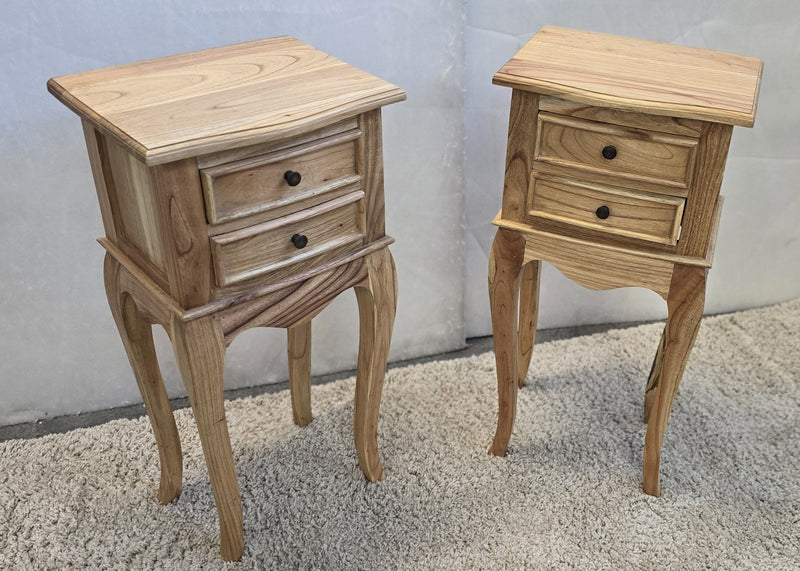 Bedside/Lamp Table - Mindi Wood - Natural Finish