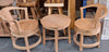 Patio Set - Teak Wood - Natural