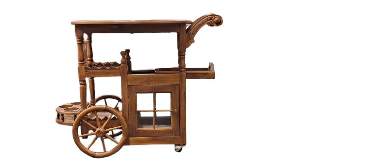 Breakfast/Tea Trolley - Teak Wood