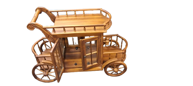 Trolley - Teak Wood