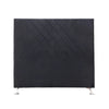 Wilson Headboard - Double Size - Black Velvet - CLEARANCE PRICE