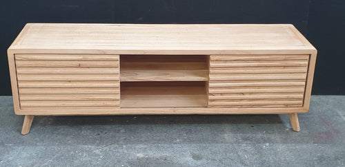 Entertainment Unit - Solid Mindi Wood