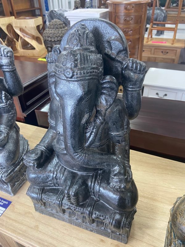 Ganesh Statue - Black