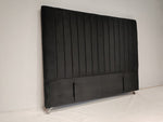 Helvia Queen Headboard - Black Velvet