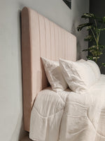 Helvia Queen Headboard - Pink Velvet