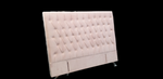 Dahlia Buttoned Queen Headboard - Pink Velvet