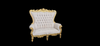 THRONE CHAIR (KING/QUEEN 2 seater  CHAIR) - MAHOGANY WOOD