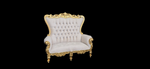 Throne Sofa - Cream/Beige Velvet