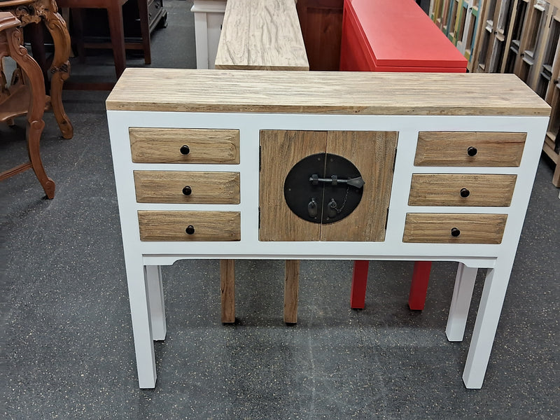 HALL TABLE/CONSOLE TABLE- Solid Mindi Wood