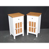 Bedside Table (Set) - Plantation Mahogony